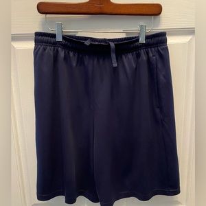 PRE-OWNED TEK GEAR MEN'S COOL TEK ATHLETIC SHORTS- BLUE- MEDIUM